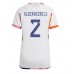 Cheap Belgium Toby Alderweireld #2 Away Football Shirt Women World Cup 2022 Short Sleeve
